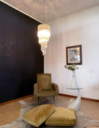 Murano Spiral Prisms Transparent Chandelier additional product view