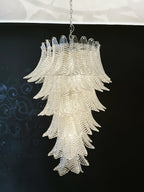 Murano Transparent Felch Spiral Chandelier product image