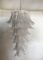 Murano Transparent Felch Spiral Chandelier product image