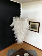 Murano Transparent Felch Spiral Chandelier product image
