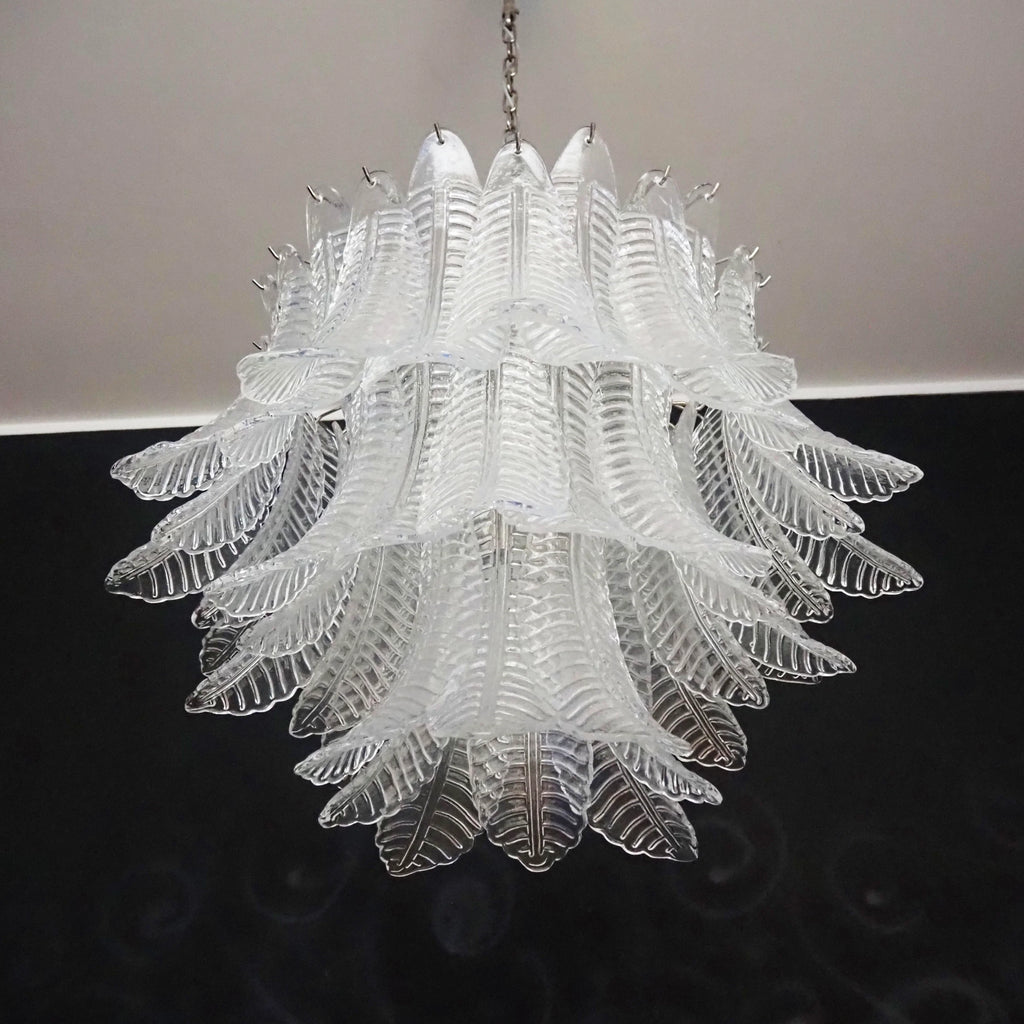 Murano Transparent Ferns Glass Chandelier product image