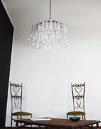 Murano Transparent Glass Petal Chandelier product image