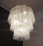 Murano Transparent Glass Tube Chandelier product image