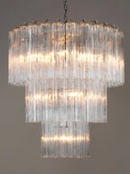 Murano Transparent Glass Tube Chandelier product image