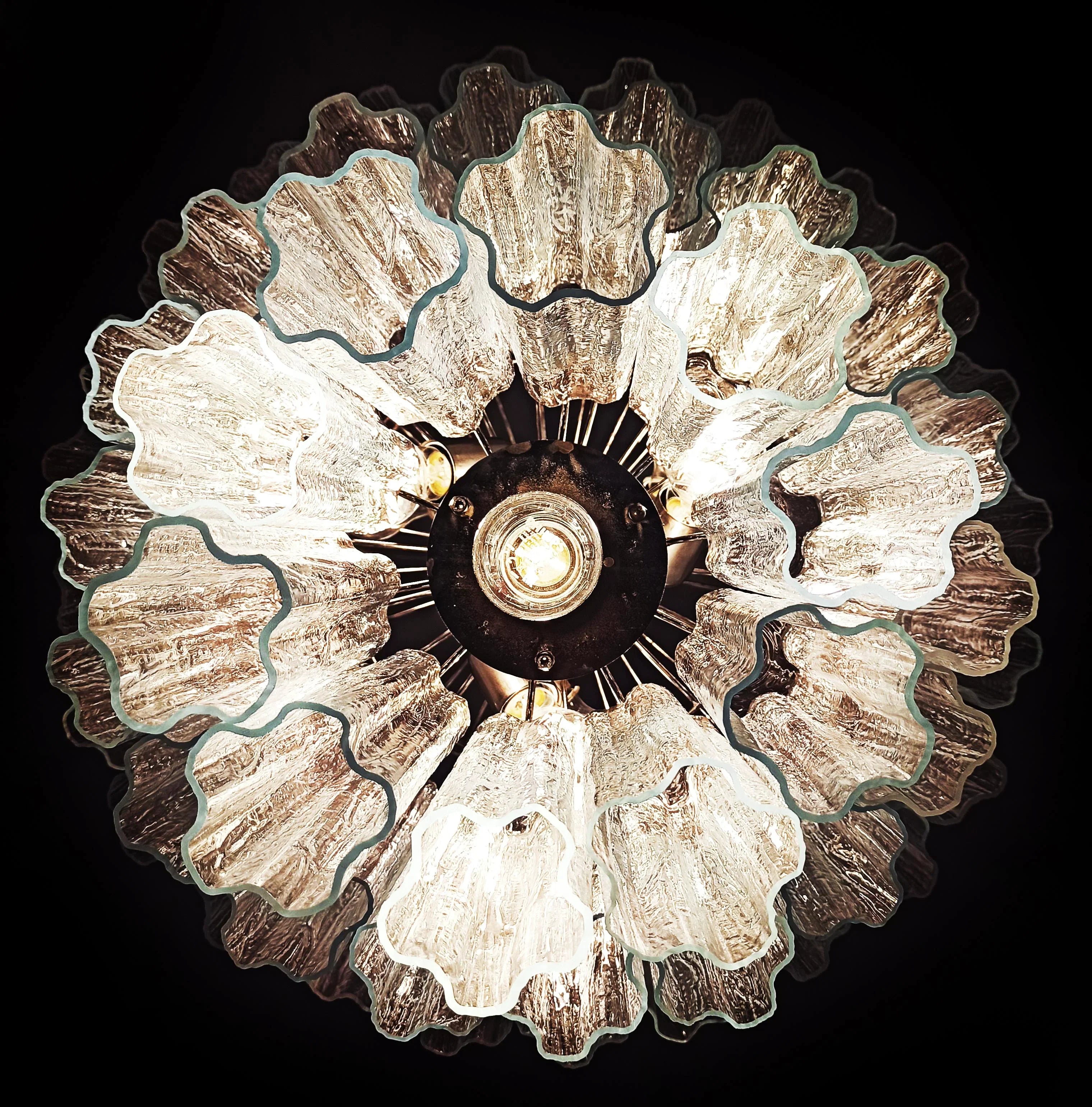 Murano Transparent Glass Tube Chandelier product image