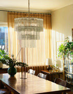 Murano Transparent Glass Tube Chandelier product image