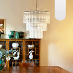 Murano Transparent Glass Tube Chandelier product image