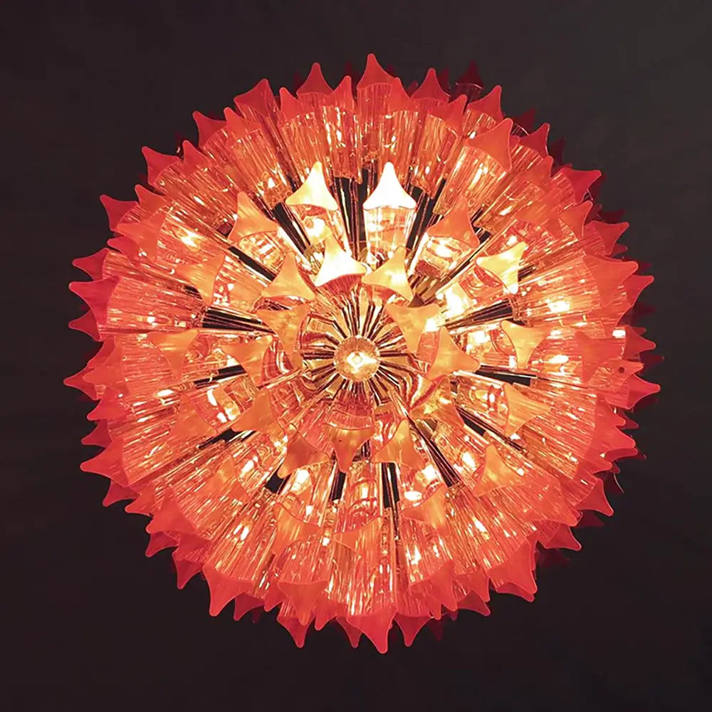 Murano Triedri Prisms Pink Chandelier product image