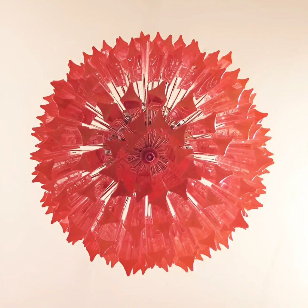 Murano Triedri Prisms Pink Chandelier product image