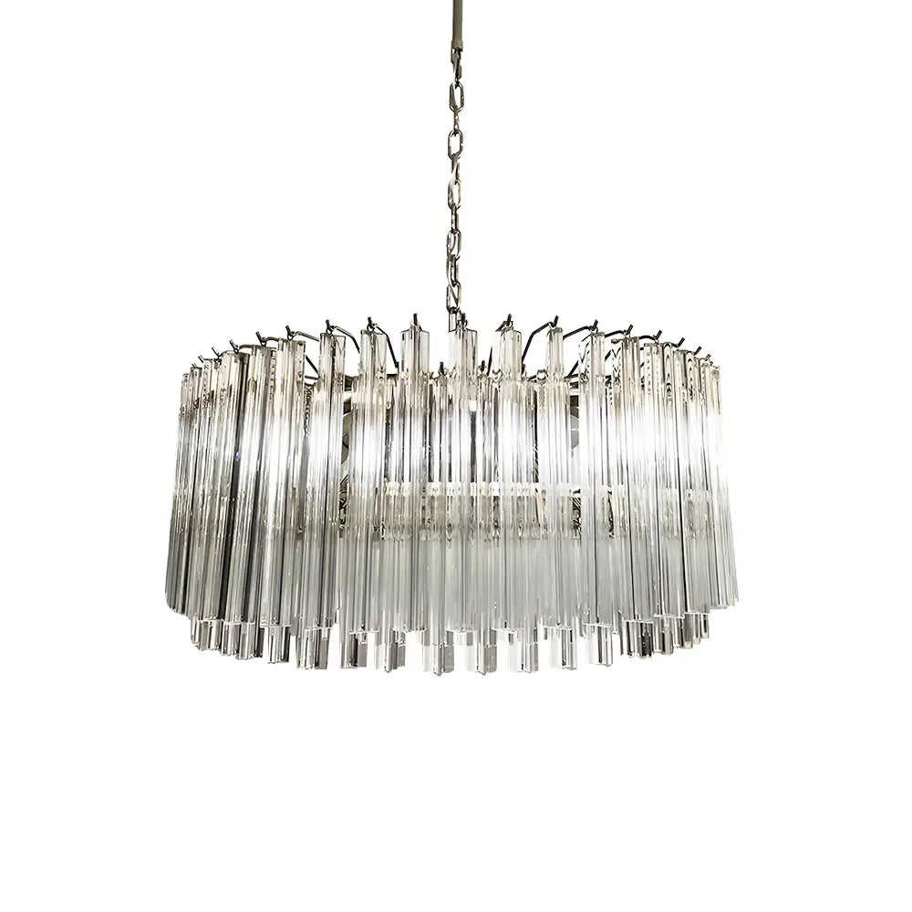 Murano Round Prisms Transparent Chandelier product image