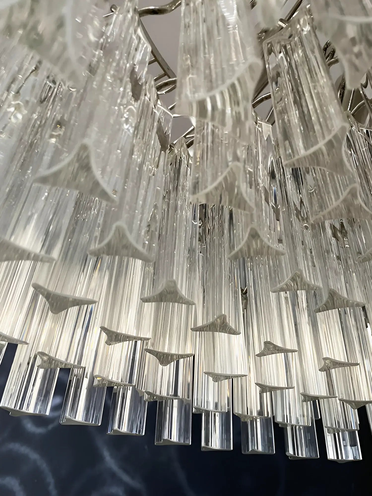 Murano Round Prisms Transparent Chandelier product image