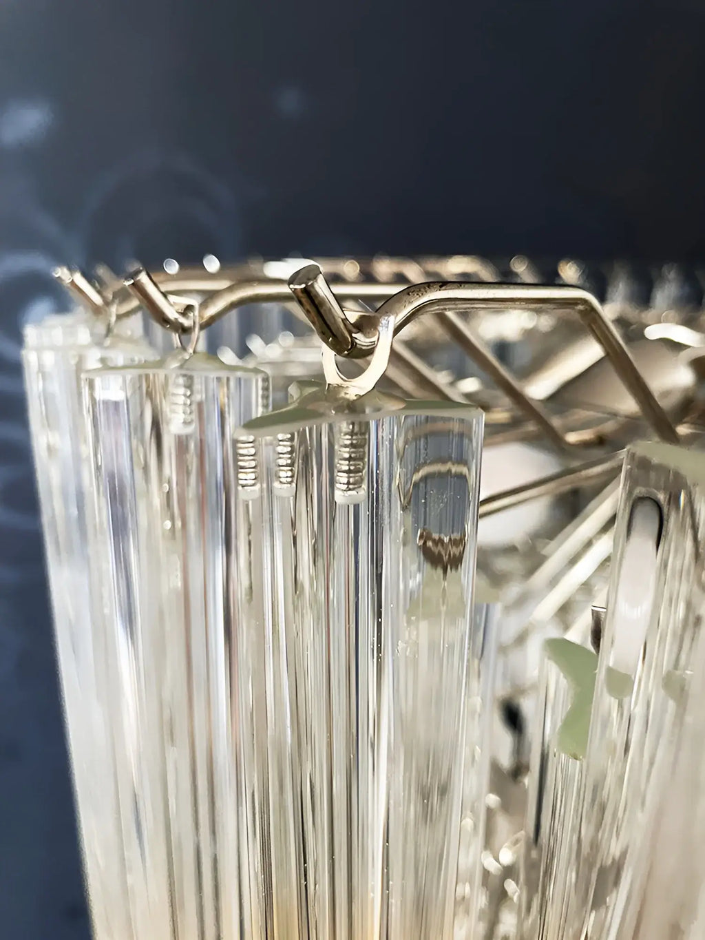 Murano Round Prisms Transparent Chandelier product image