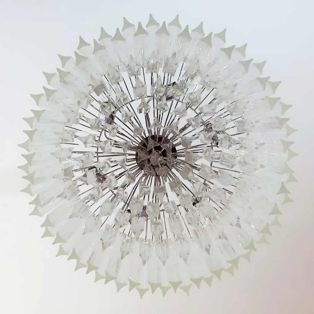 Murano Round Prisms Transparent Chandelier product image