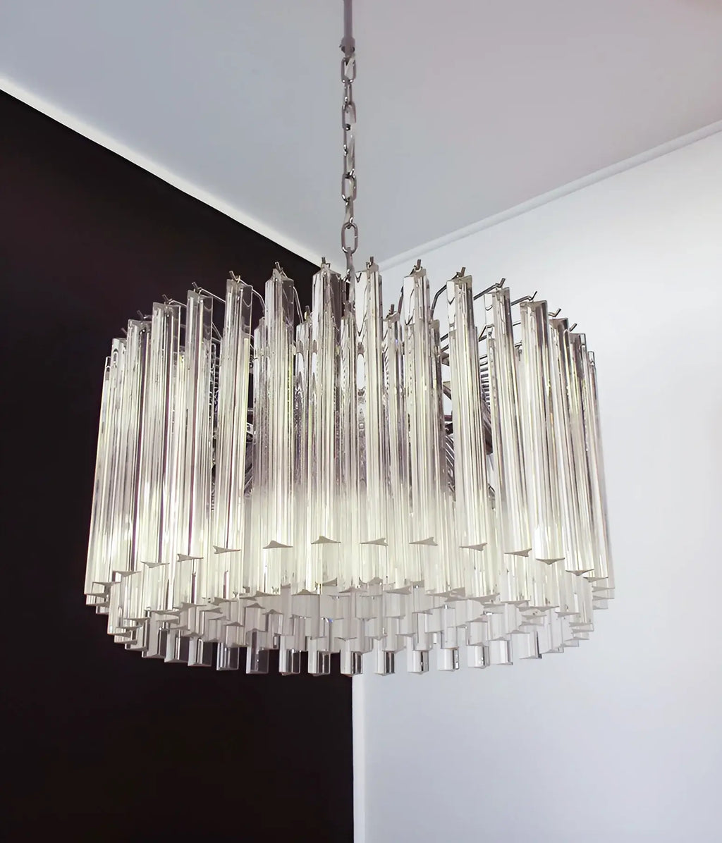 Murano Round Prisms Transparent Chandelier product image