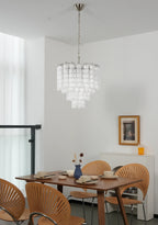 Murano Wave Glass Tube Chandelier product image