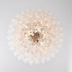 Murano White Glass Tubes Chandelier product image