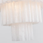 Murano White Glass Tubes Chandelier product image