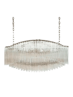 Murano Chandelier – Pagoda – 292 prisms – Transparent