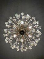Vintage – Murano chandelier – Teardrop – 68 drops – Clear