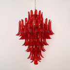 Luxury Murano Crimson Cascade Chandelier product image