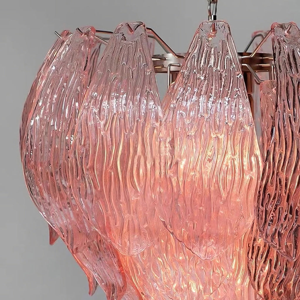 Murano Flower Bud Glass Chandelier product image