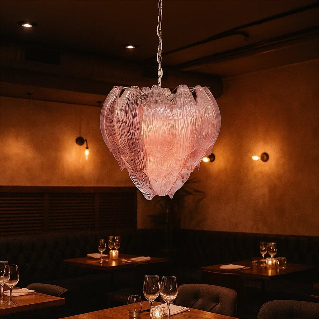 Murano Flower Bud Glass Chandelier product image
