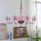 Pink Ares Murano Glass Chandelier product image