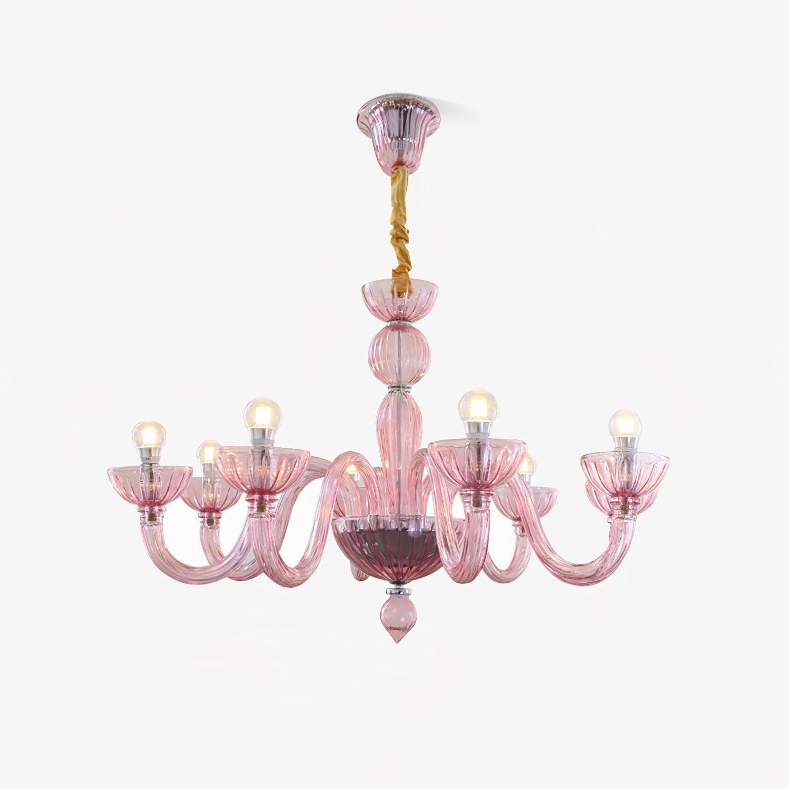 Pink Ares Murano Glass Chandelier product image