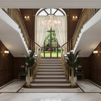 Murano Pink Disc Glass Chandelier product image
