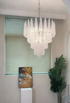 Modern Murano Glass Dewdrop Chandelier product image