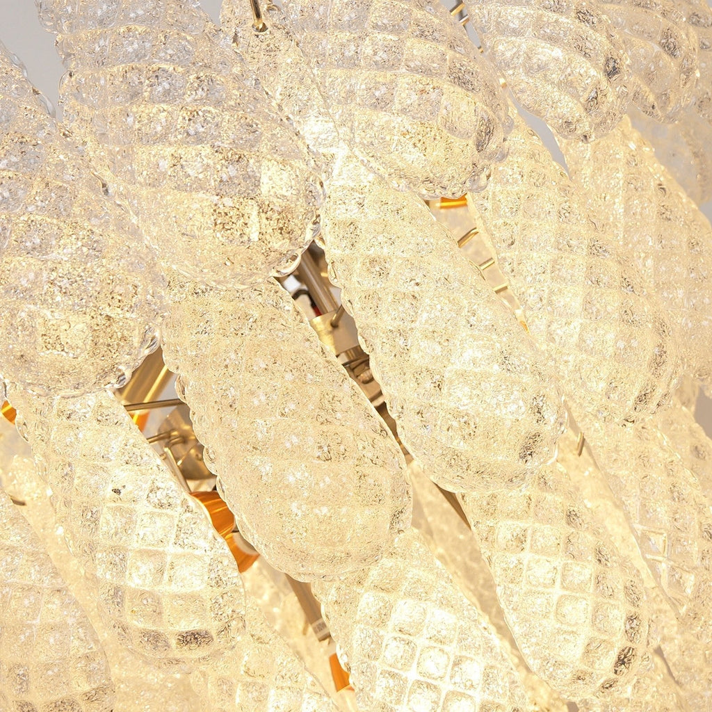 Modern Murano Glass Dewdrop Chandelier product image