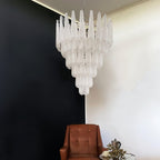 Modern Murano Glass Dewdrop Chandelier product image