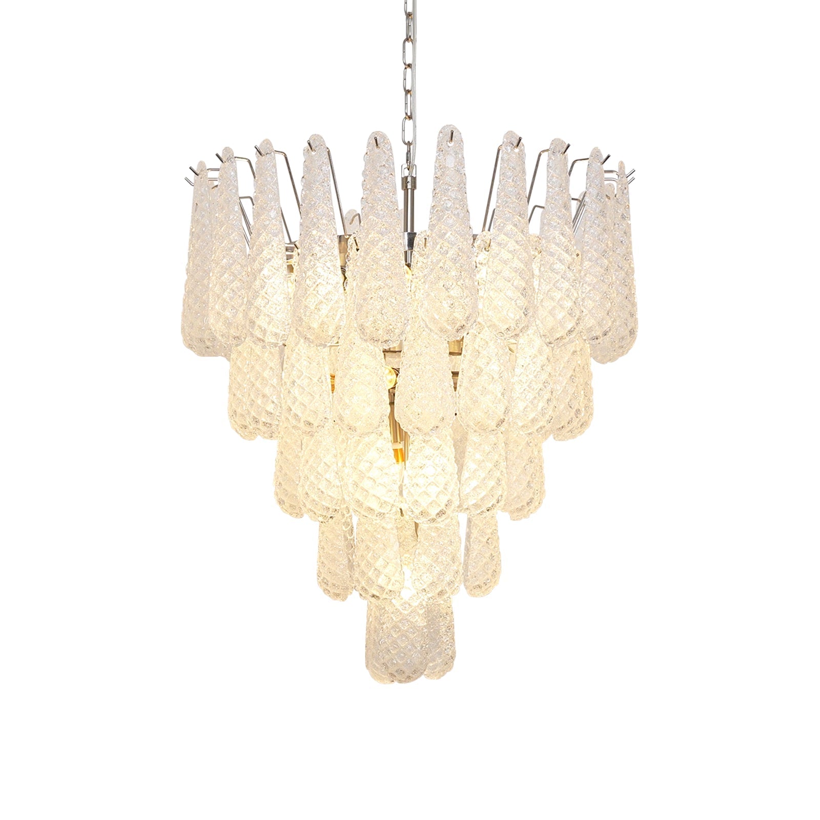 Modern Murano Glass Dewdrop Chandelier product image