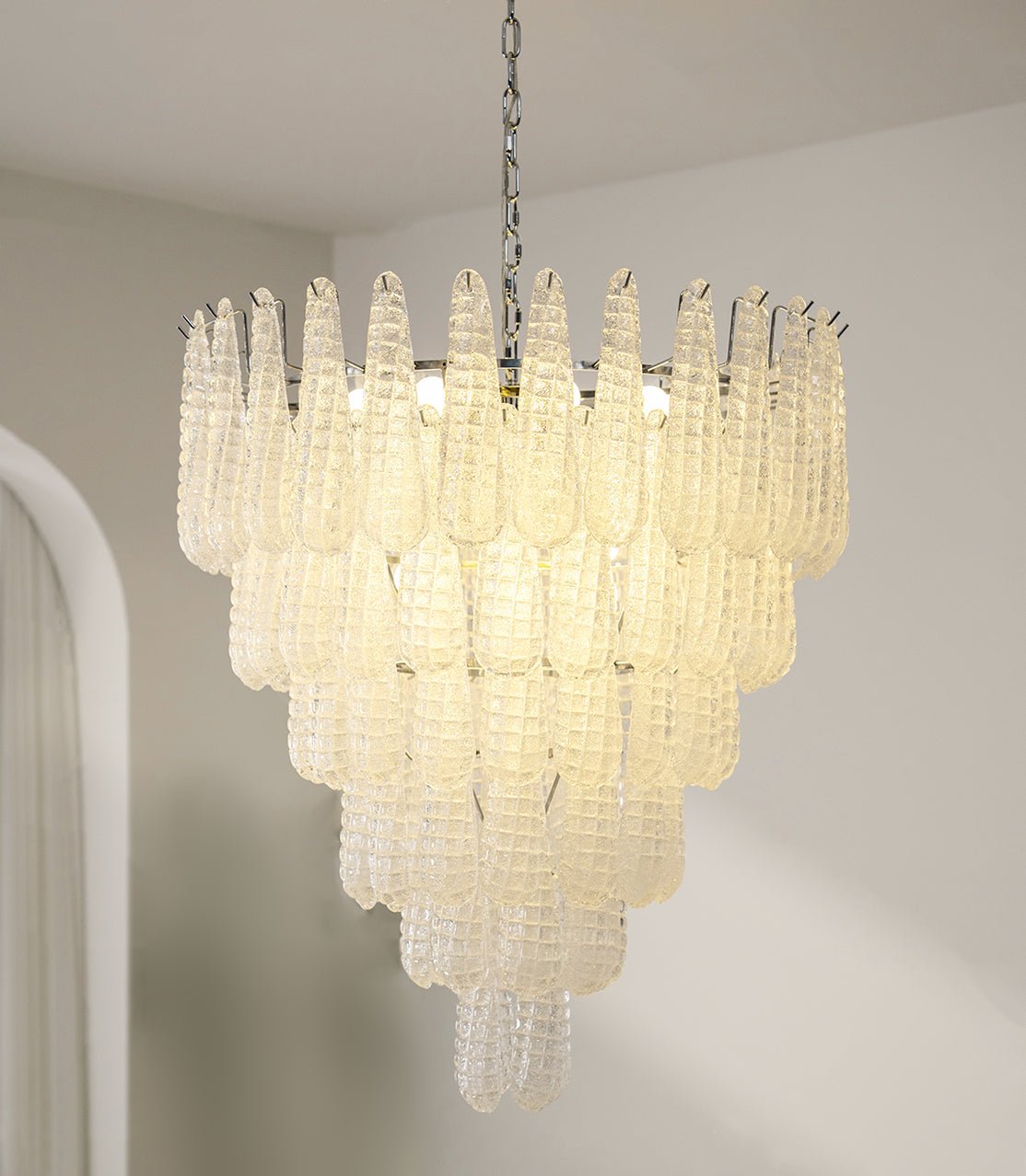 Premium Murano Glass Pinecone Chandelier product image