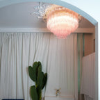 Tubes Pink Glass Ceiling Light Glass lighting by Bling Lighting Studio