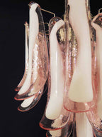 Murano Chandelier – 26 petals – Pink