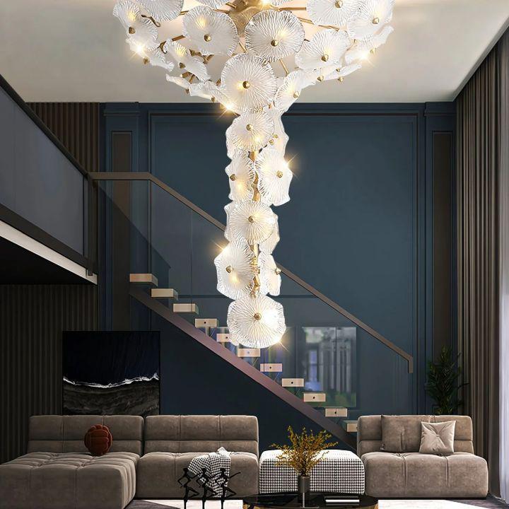 Nenufar Water Modern Branch Chandelier by Bling Lighting Studio