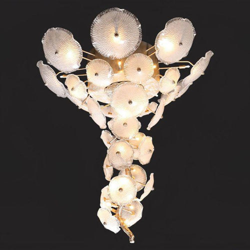 Nenufar Water Branch Chandelier for High Ceilings detail view