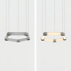 Ola Single Ring Alabaster Chandelier