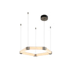 Ola Single Ring Alabaster Chandelier