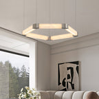 Ola Single Ring Alabaster Chandelier