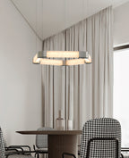 Ola Single Ring Alabaster Chandelier
