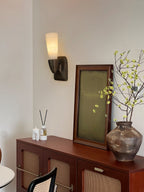 Opal Alabaster Twist Wall Sconce by Bling Lighting Studio