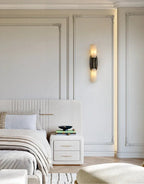 Opal Alabaster Twist Wall Sconce by Bling Lighting Studio