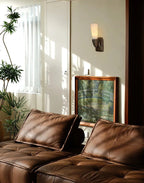 Opal Alabaster Twist Wall Sconce by Bling Lighting Studio