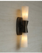 Opal Alabaster Twist Wall Sconce by Bling Lighting Studio