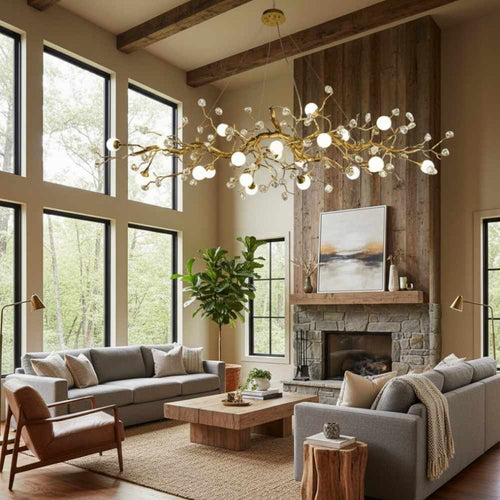 Grio Branch Linear Chandelier by Bling Lighting Studio