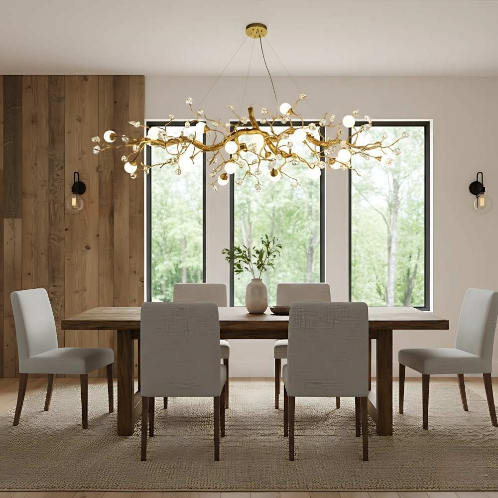Grio Branch Linear Chandelier by Bling Lighting Studio