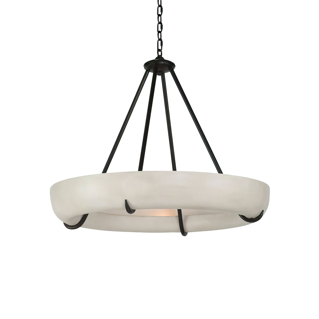 Orion Alabaster Chandelier by Bling Lighting Studio