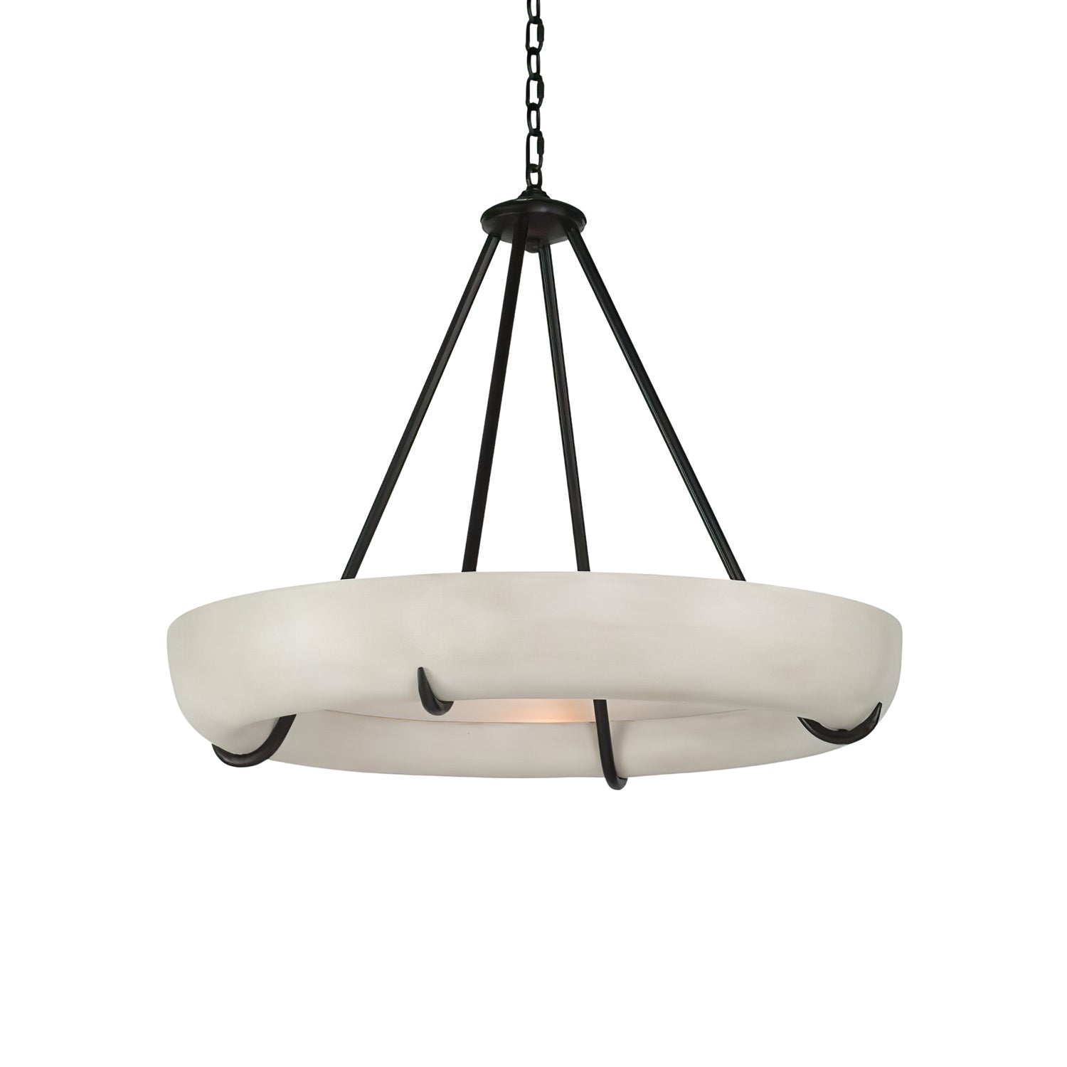 Orion Alabaster Chandelier by Bling Lighting Studio